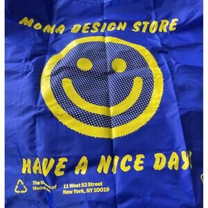 Baggu Standard Size Tote In Blue Cobalt For Moma Rare Machine Wash H96